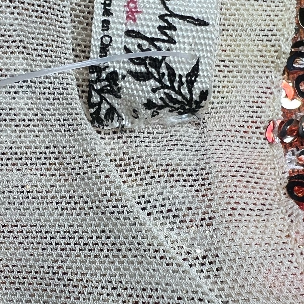 Free People Night Garden Sequin Tube Top Size‎ Small - Picture 8 of 9